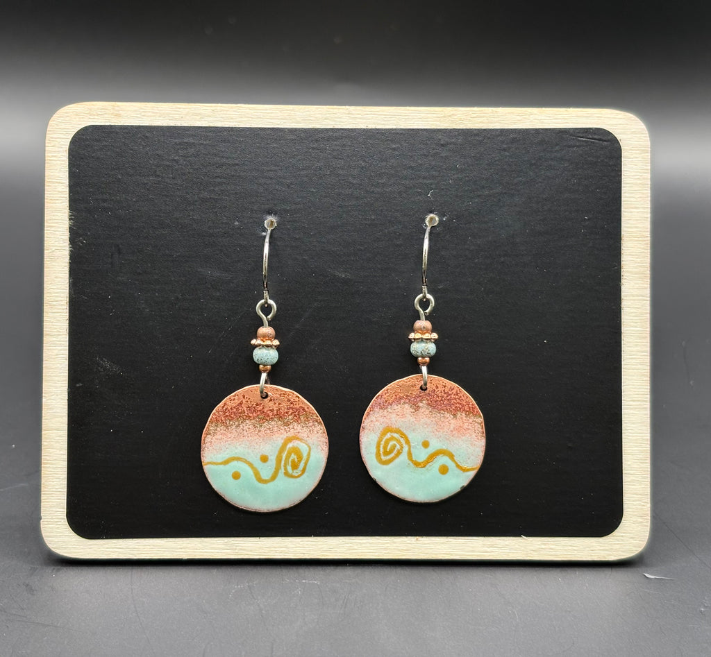 Bohemian Landscape Earrings