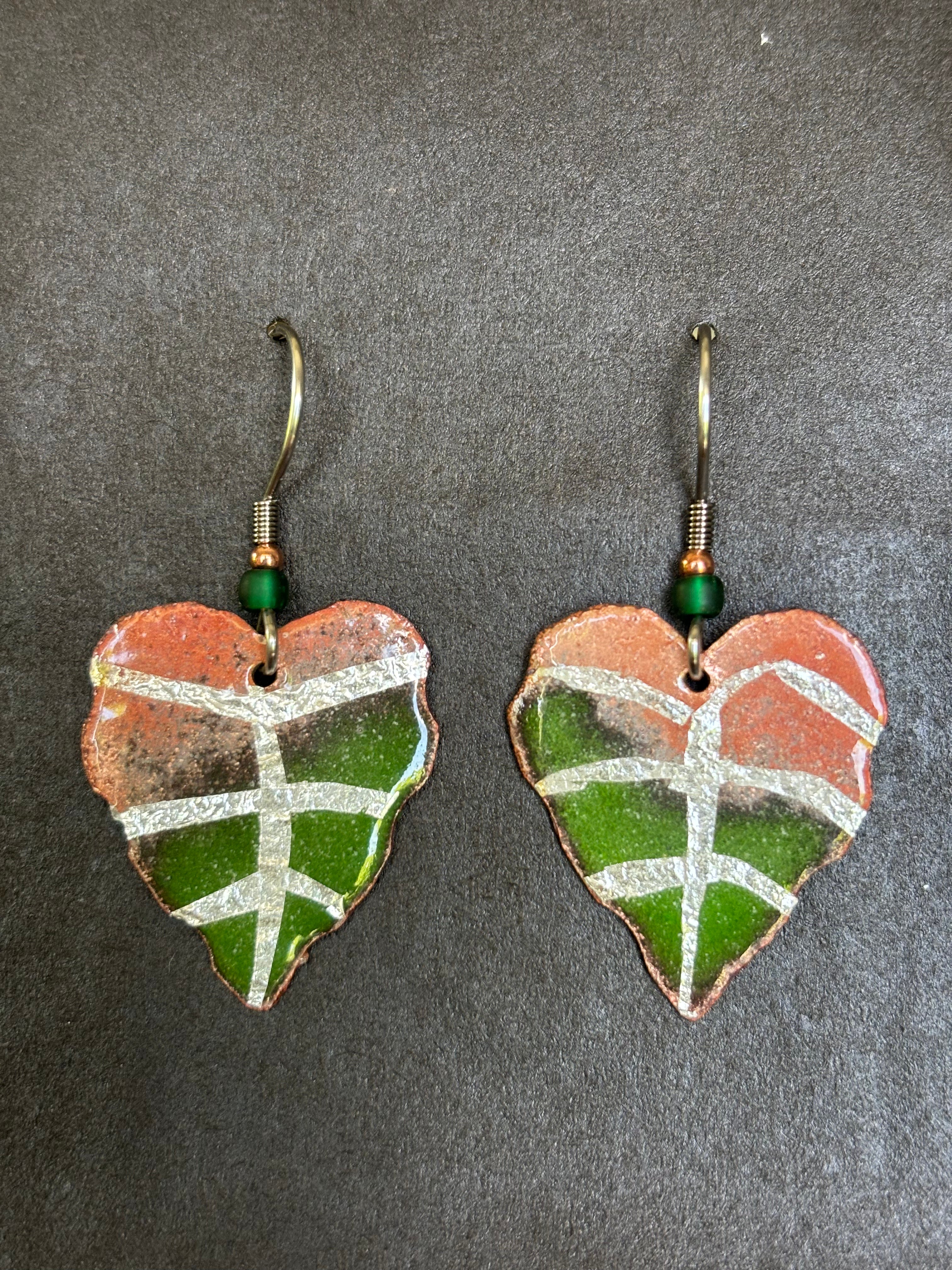 Kalo Leaf Earrings